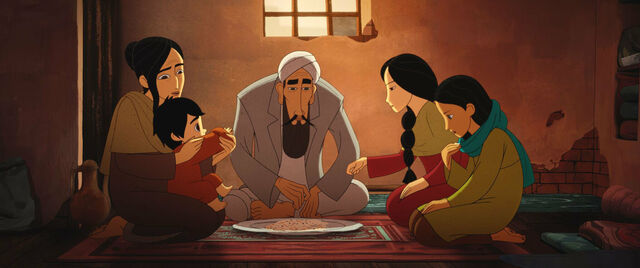 The Breadwinner (2017), directed by Nora Twomey from a script by Anita Doron.
