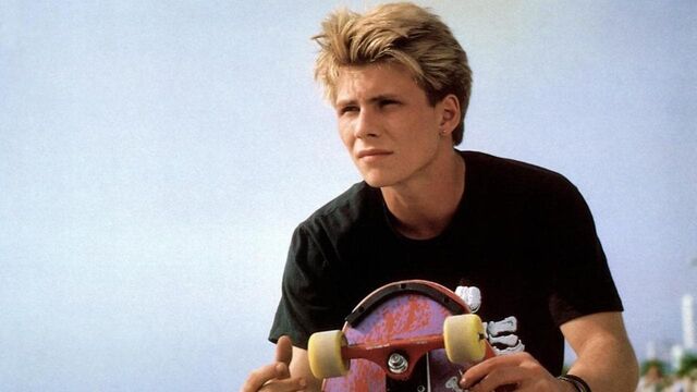Christian Slater in the skateboarding murder-thriller Gleaming the Cube (1989). 