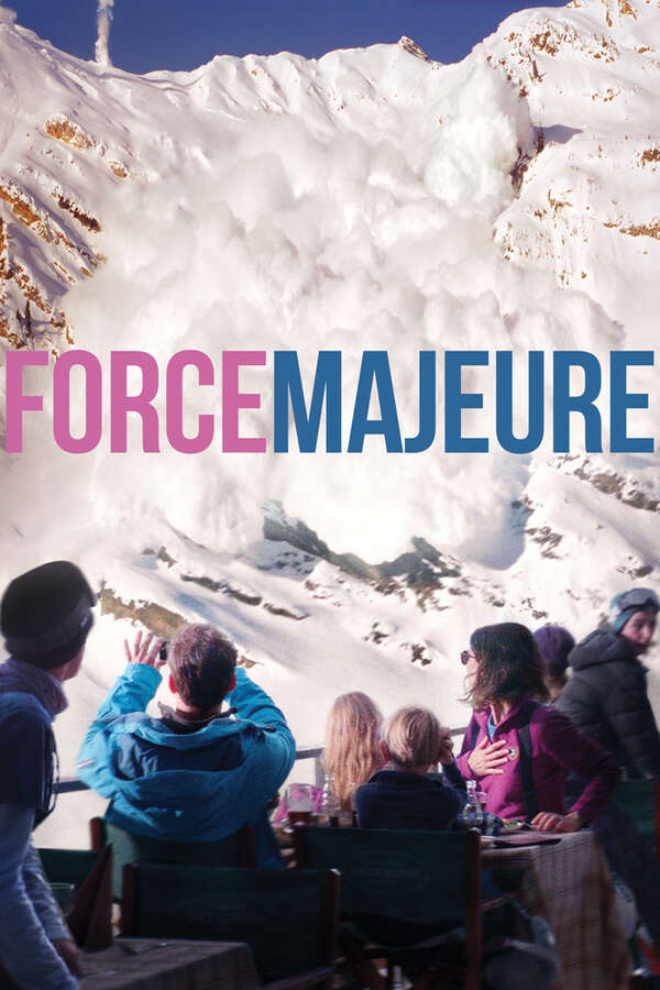 Movie poster for “Force Majeure”.