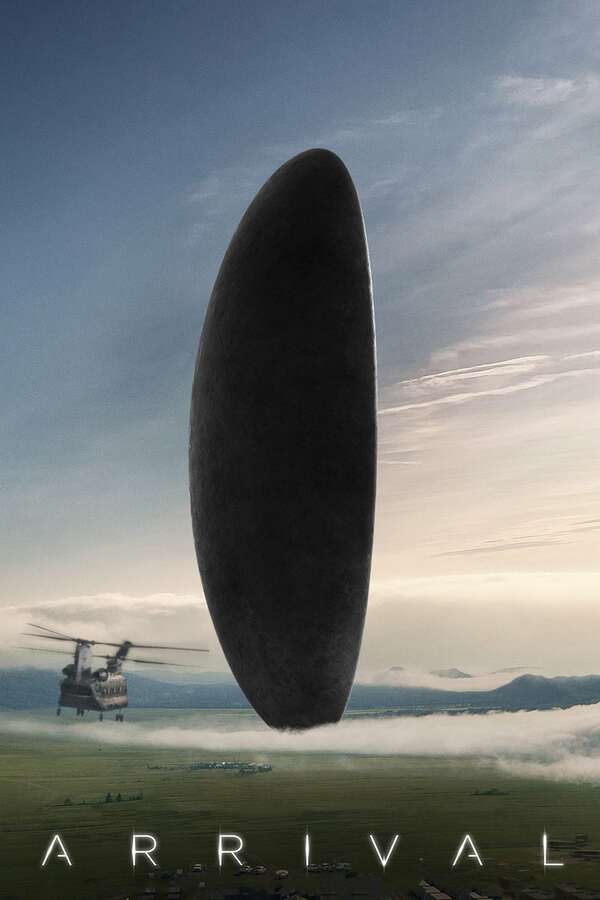 Movie poster for “Arrival”.