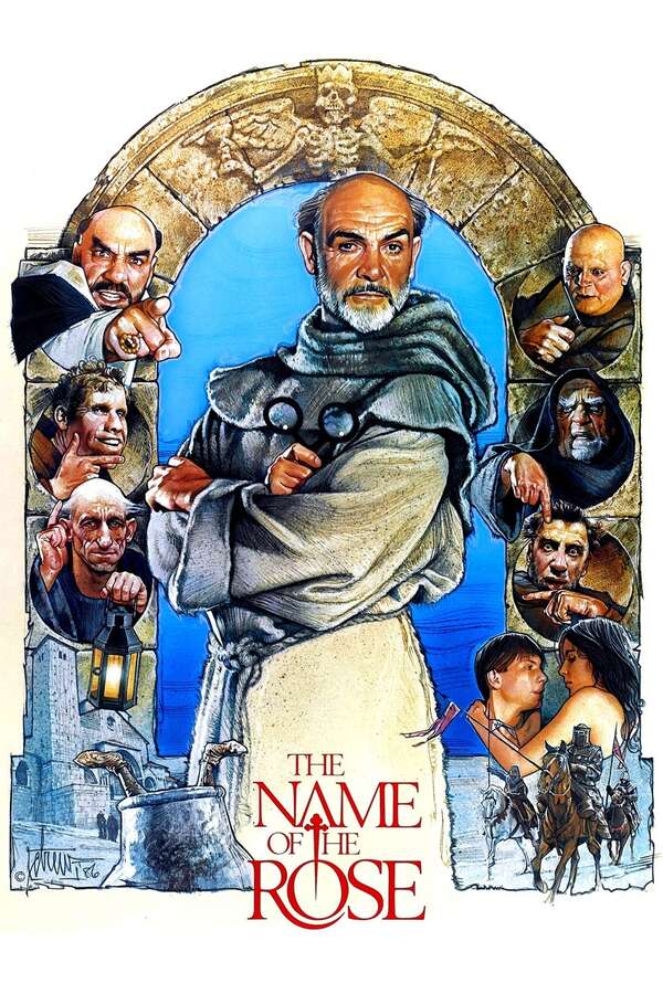 Movie poster for “The Name of the Rose”.