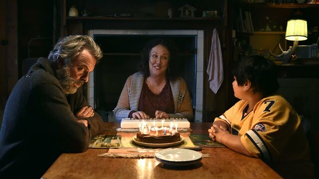 Ricky Baker, once rejected, now accepted (and celebrated in song) by Hector and Bella.