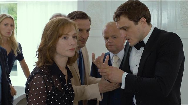 Franz Rogowski and Isabelle Huppert in Michael Haneke’s Happy End (2017). 