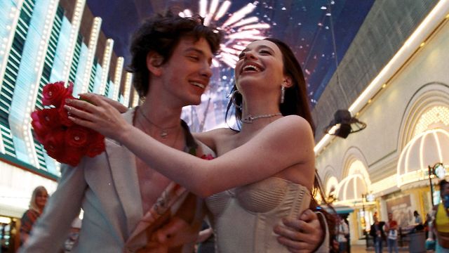 Mark Eydelshteyn and Mikey Madison star in Anora.