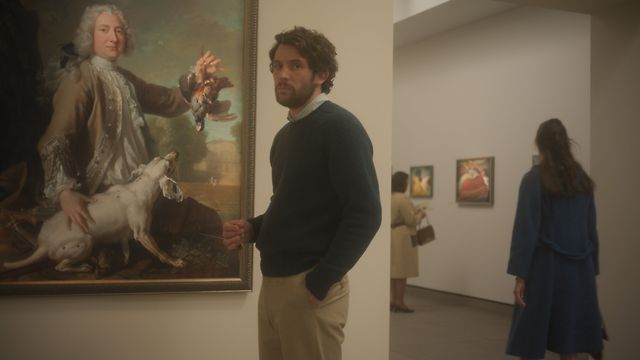 Josh O’Connor as art thief J.B. Mooney in The Mastermind.