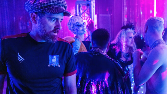 Brendan Hunt as Coach Beard in the ‘Beard After Hours’ episode of Apple TV+ series Ted Lasso.