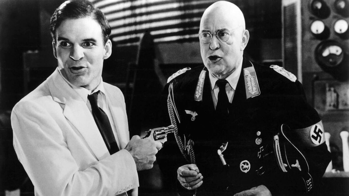 Steve Martin y Carl Reiner en "Cliente muerto, no paga"