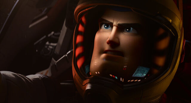 Buzz approaches the speed of Lightyear.