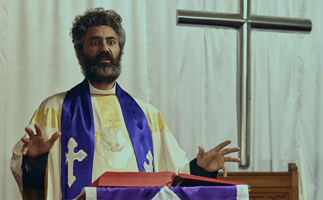 Number-one hot movie priest.