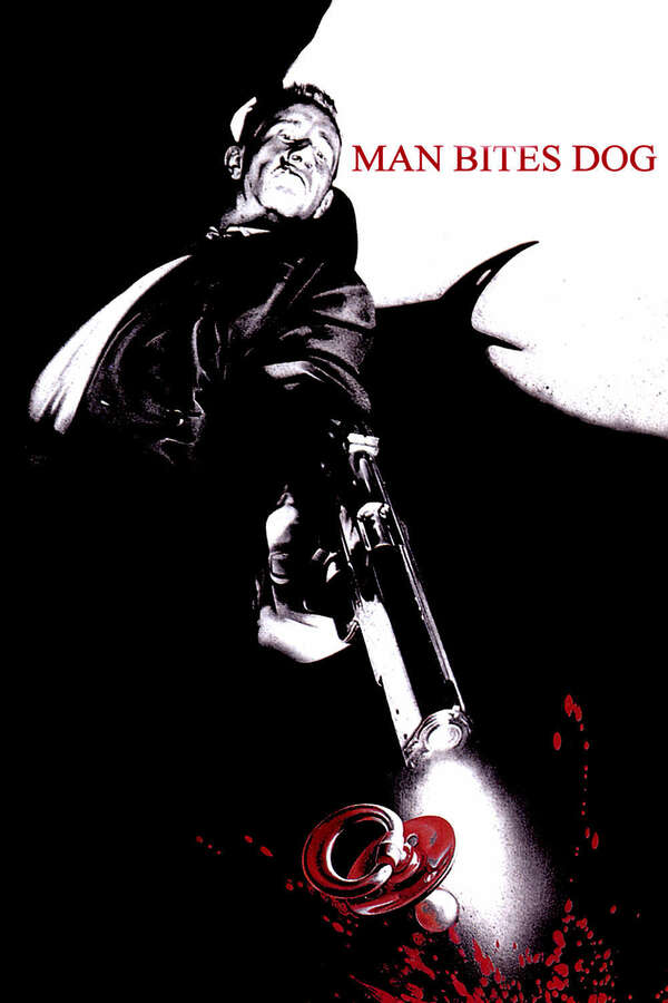 Poster for Man Bites Dog, 1992 - ★★