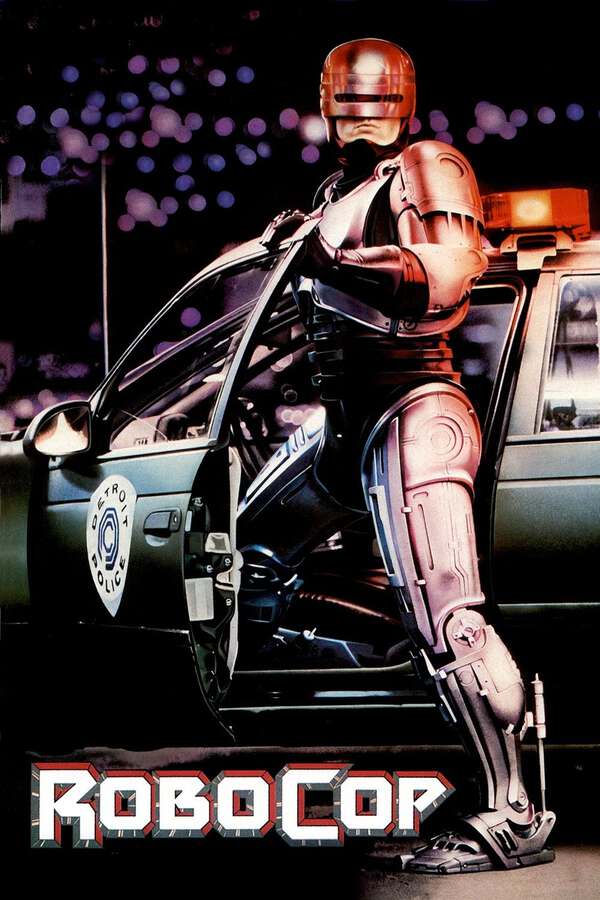 Movie poster for “RoboCop”.