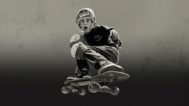 A young Tony Hawk: his childhood passion for boarding sets up a life-long obsession explored in Tony Hawk: Until the Wheels Fall Off.