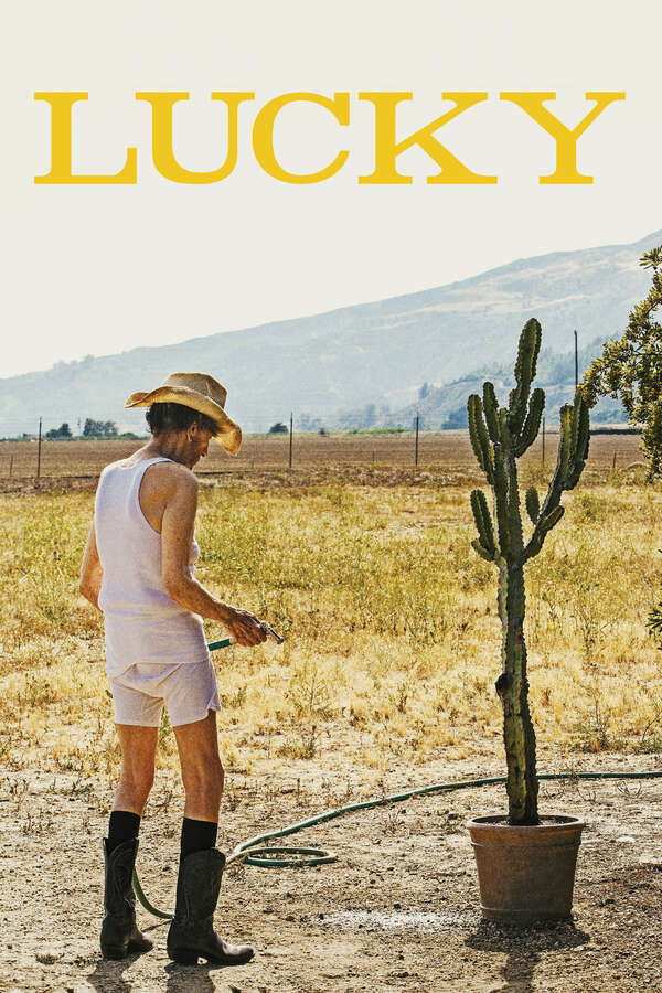 Movie poster for “Lucky”.