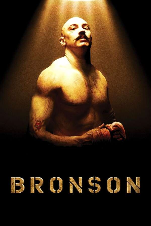 Movie poster for “Bronson”.