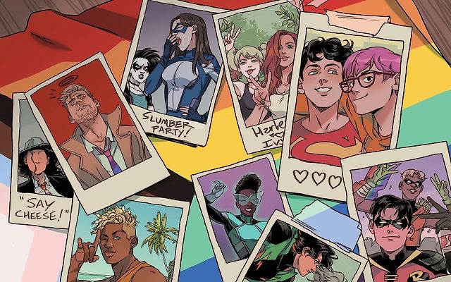 DC Pride 2023 artist Gabriel Picolo’s wraparound for this year’s edition. 