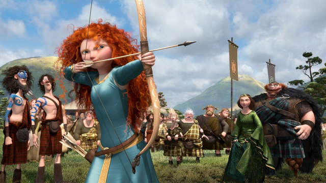 Brave (2012), directed by Brenda Chapman and Mark Andrews, co-directed by Steve Purcell.