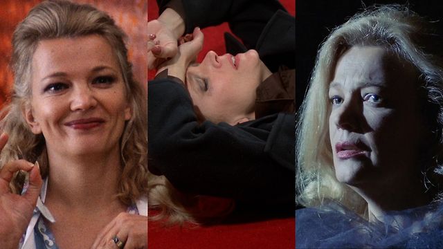 Stills from A Woman Under the Influence (1974), Opening Night (1977) and Love Streams (1984).