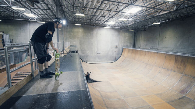 Hawk prepares to drop in once again for the sequences that bookend Sam Jones’ documentary.