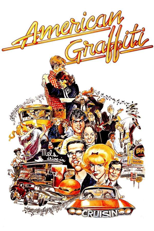 Movie poster for American Graffiti