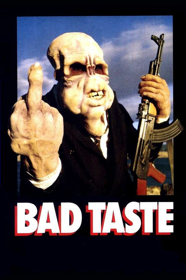 Movie poster for “Bad Taste”.