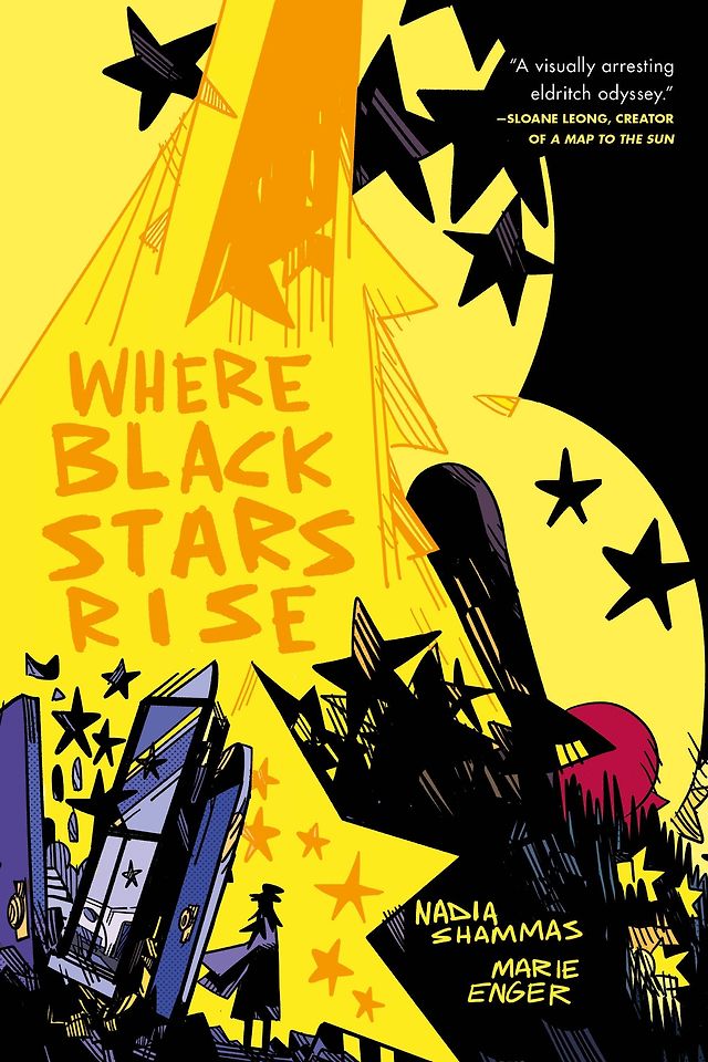 Nadia Shammas’ 2022 graphic novel, Where Black Stars Rise.