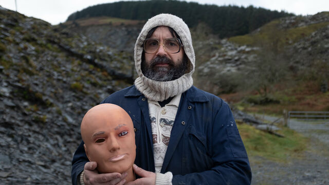 David Earl, writer and star of Brian and Charles, in the Welsh countryside. — Photographer… Will Davie/​Focus Features