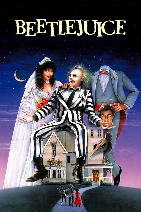 Movie poster for Beetlejuice film