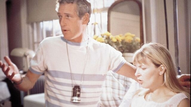 Newman directs Woodward in their collaborative project, Rachel, Rachel (1968).