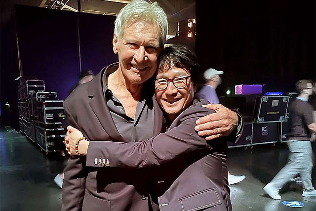 Five stars and a billion hearts for this D23 reunion of Harrison Ford and Ke Huy Quan.