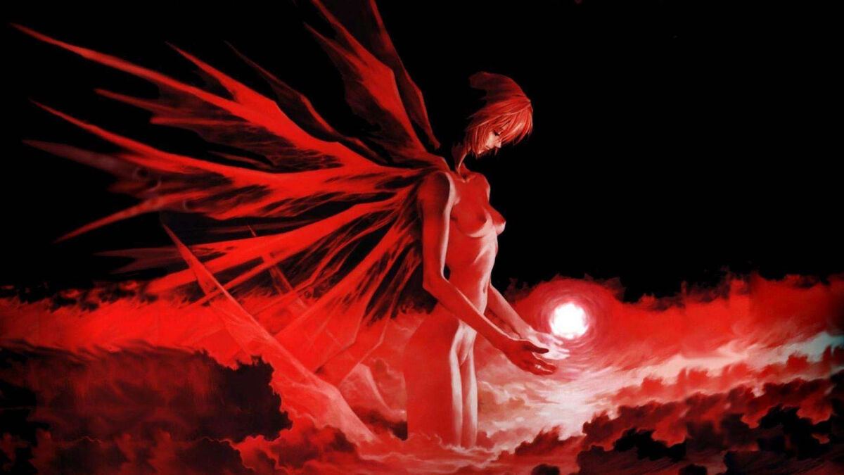 グロ注意 セル画 再生する綾波レイ 新世紀エヴァンゲリオン劇場版 Air