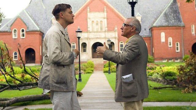 DiCaprio and Scorsese on the set of Shutter Island.  — Photographer… Andrew Cooper