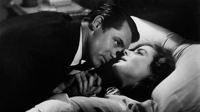Leading men, take notes from Cary Grant. Woo’s screen idol is seen here with Ingrid Bergman in Notorious (1946).