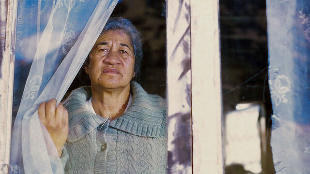 Eva Rickard as Kara in Merata Mita’s Mauri (1988), the first solo feature-length film written and directed by an Indigenous woman.