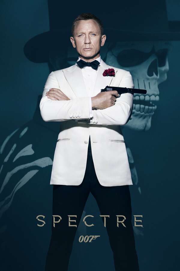 Movie poster for “Spectre”.