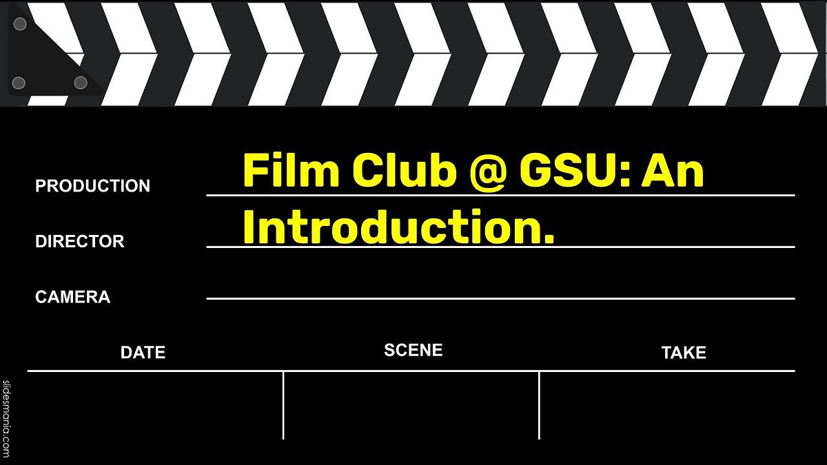 ‎Film Club GSU An Introduction. , a story by Film Club GSU