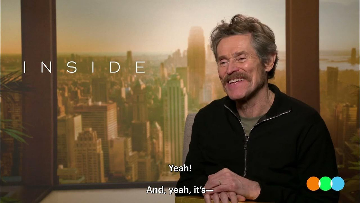 ‎Willem Dafoe Accepts the Letterboxd Award for Most Watched Actor of