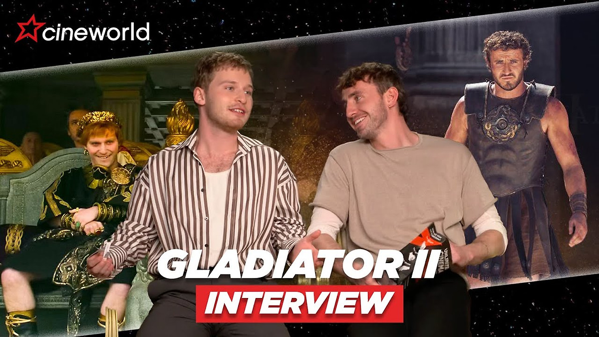 ‎Gladiator II Interview | Paul Mescal and Fred Hechinger play ‘Would ...